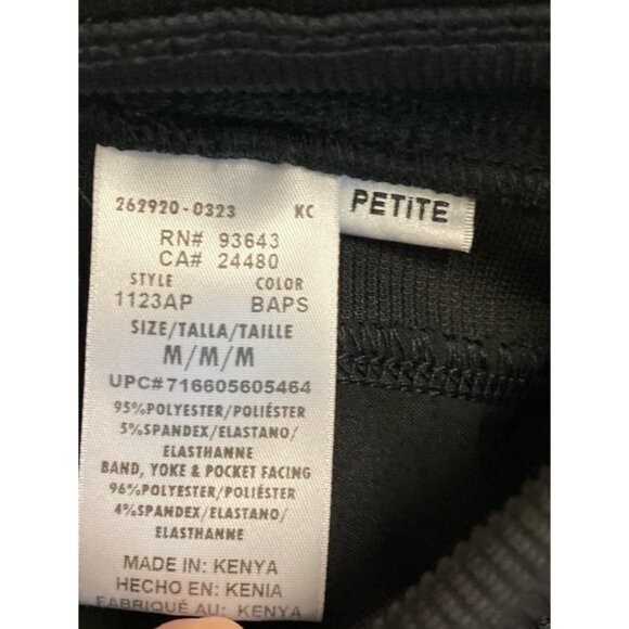 Cherokee Infinity Black Scrub Uniform Set Size Large & Medium Petite - Picture 8 of 12